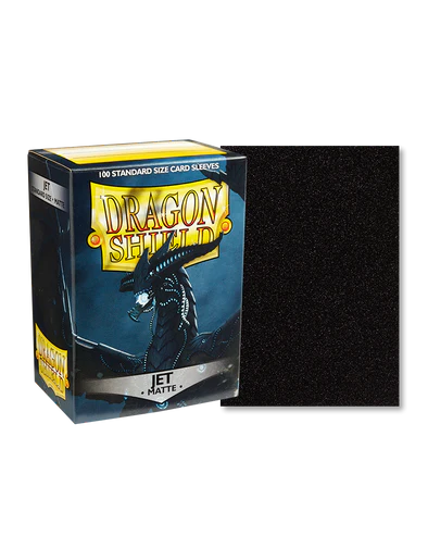 Dragon Shield 100ct Standard Size Jet Matte