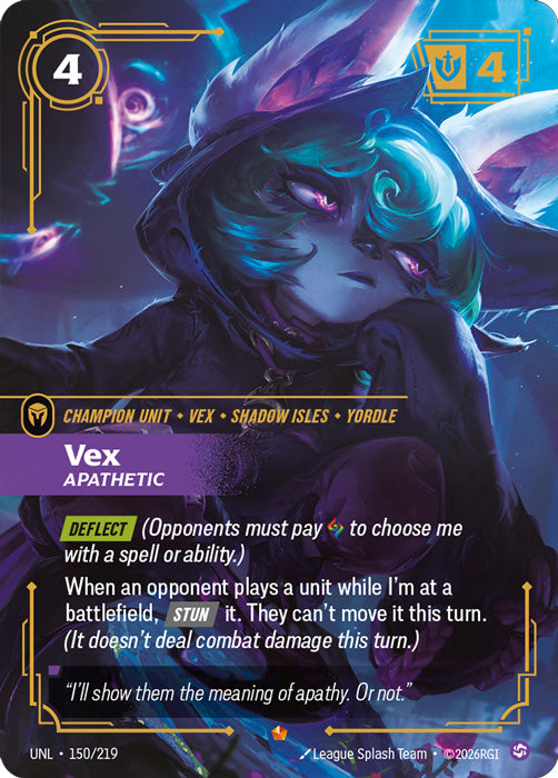 Vex Apathetic Unleashed