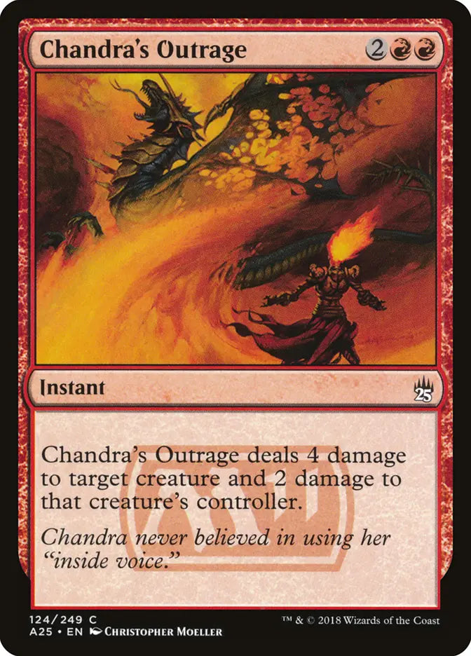 Chandra's Outrage Masters 25