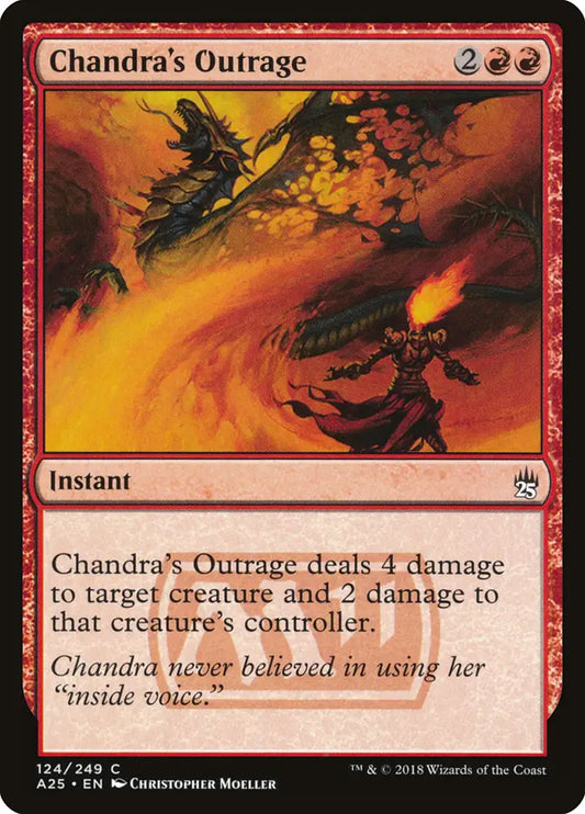 Chandra's Outrage Masters 25
