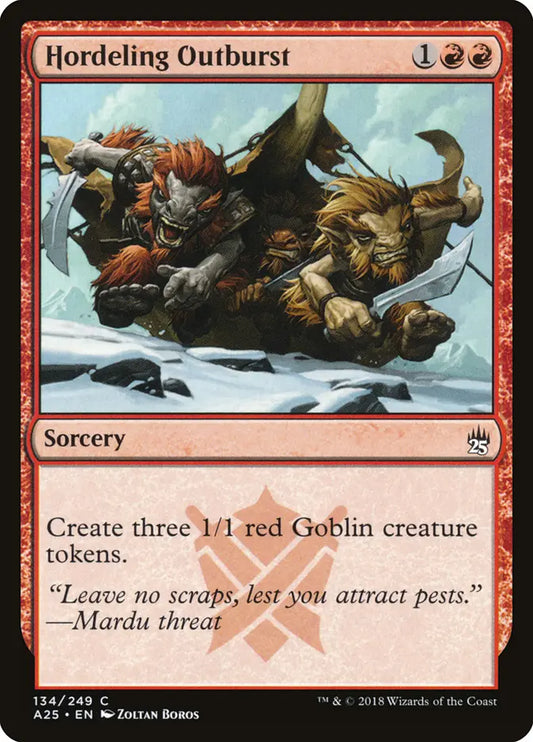 Hordeling Outburst Masters 25
