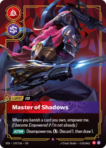 Zed Master of Shadows Vendetta
