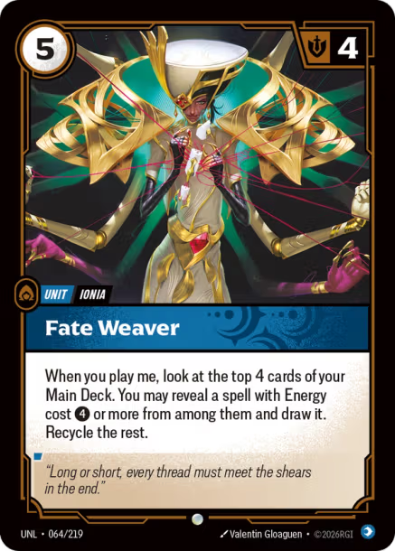 Fate Weaver FOIL Unleashed
