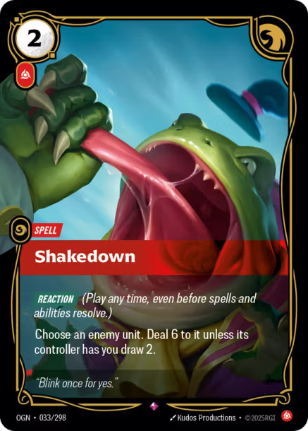 Shakedown Origins