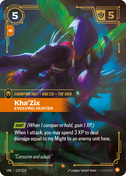 Kha'Zix, Evolving Hunter Unleashed