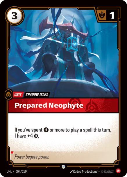Prepared Neophyte Unleashed