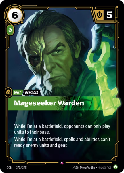 Mageseeker Warden Origins