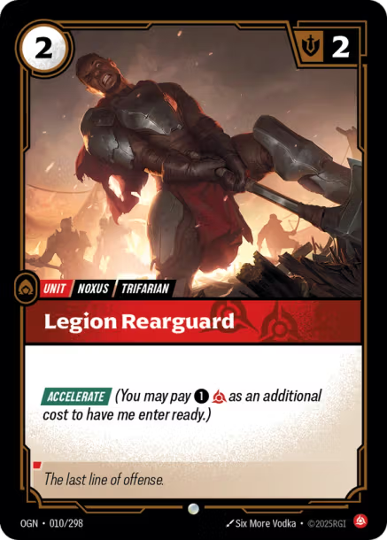 Legion Rearguard Origins