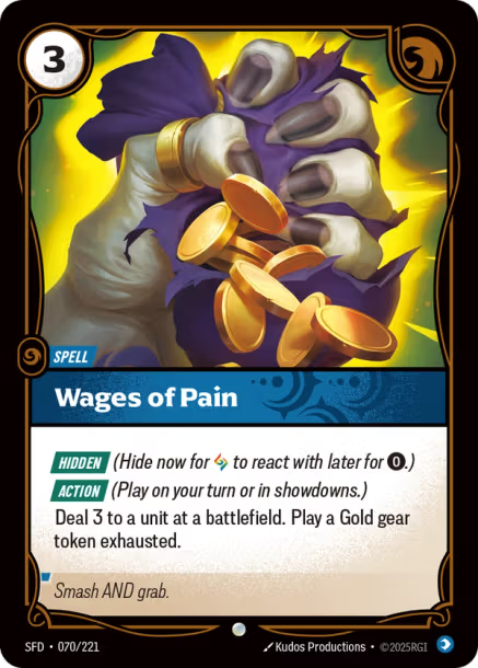 Wages of Pain Spiritforged