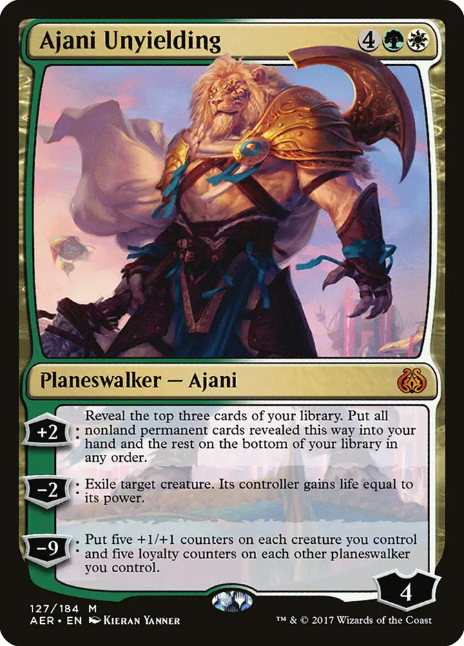 Ajani Unyielding Aether Revolt