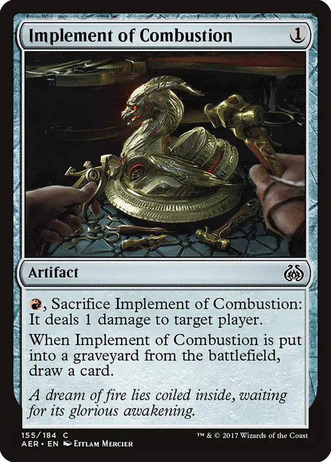 Implement of Combustion Aether Revolt