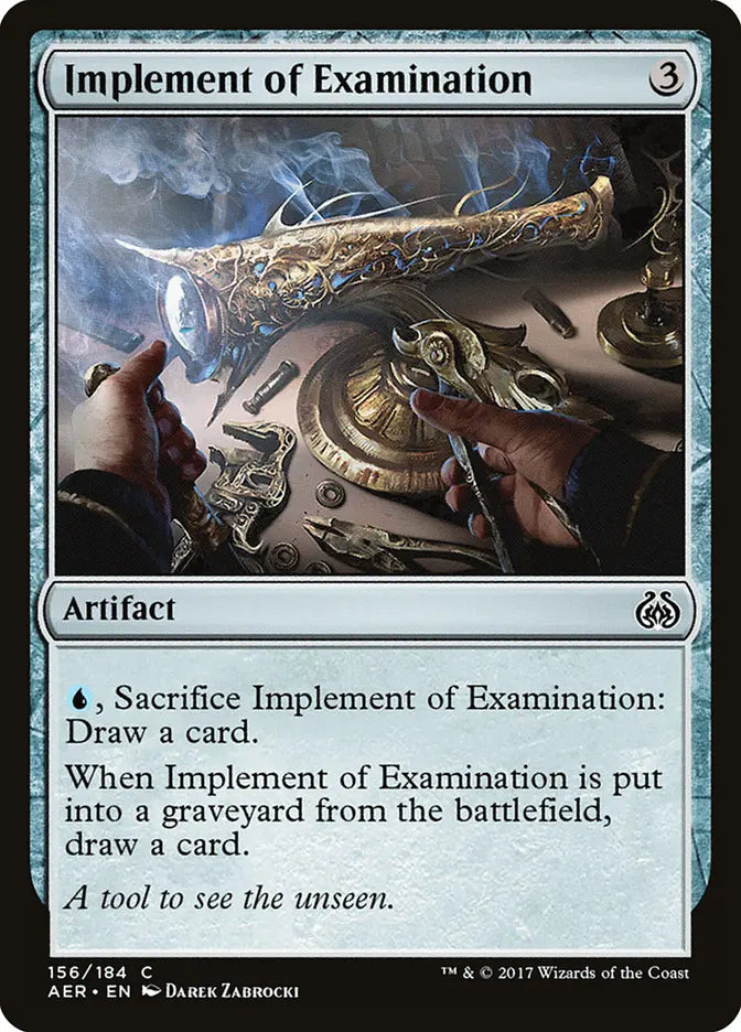 Implement of Examination Aether Revolt