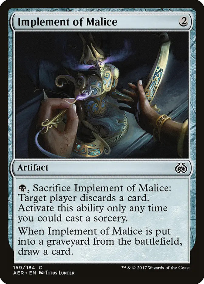 Implement of Malice Aether Revolt