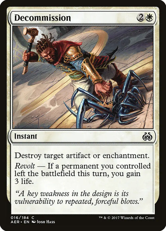 Decommission Aether Revolt