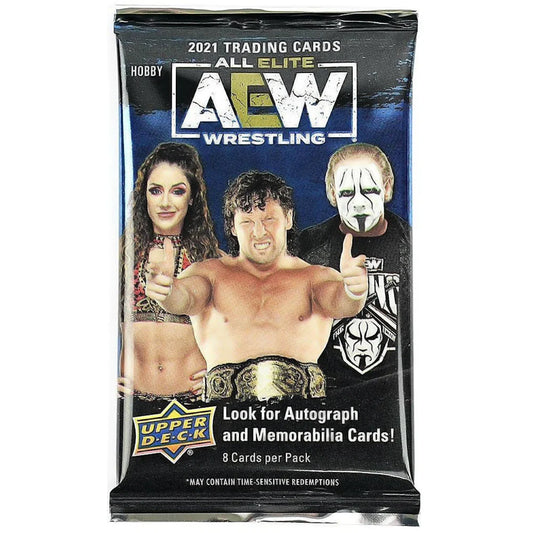 2021 Upper Deck All Elite AEW Wrestling Trading Cards Pack