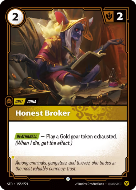 Honest Broker Spiritforged