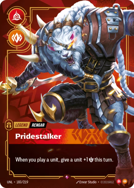 Rengar Pridestalker Unleashed