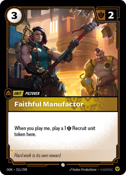 FOIL Faithful Manufactor Origins