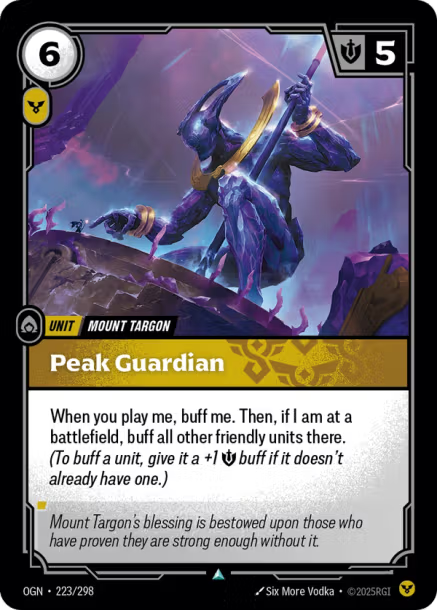 Peak Guardian Origins
