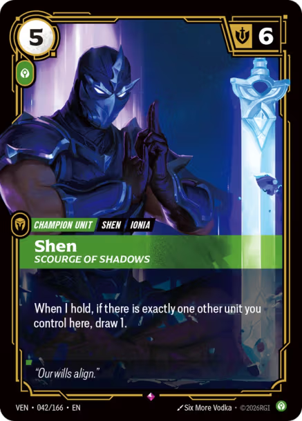 Shen, Scourge of Shadows Vendetta