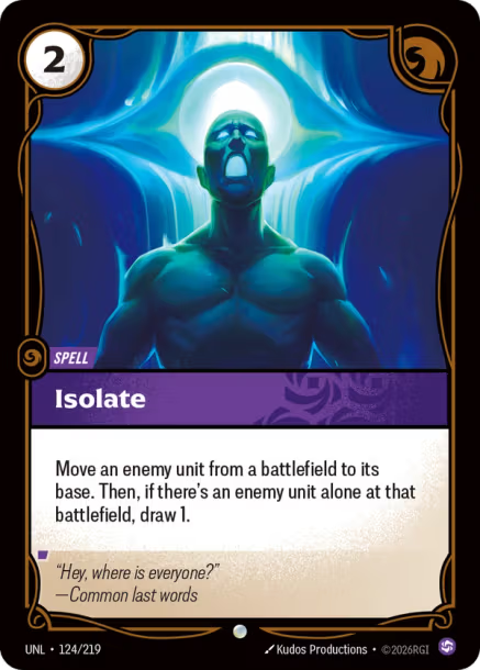 Isolate Unleashed