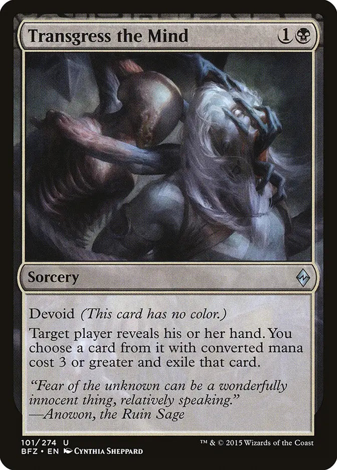Transgress the Mind Battle for Zendikar