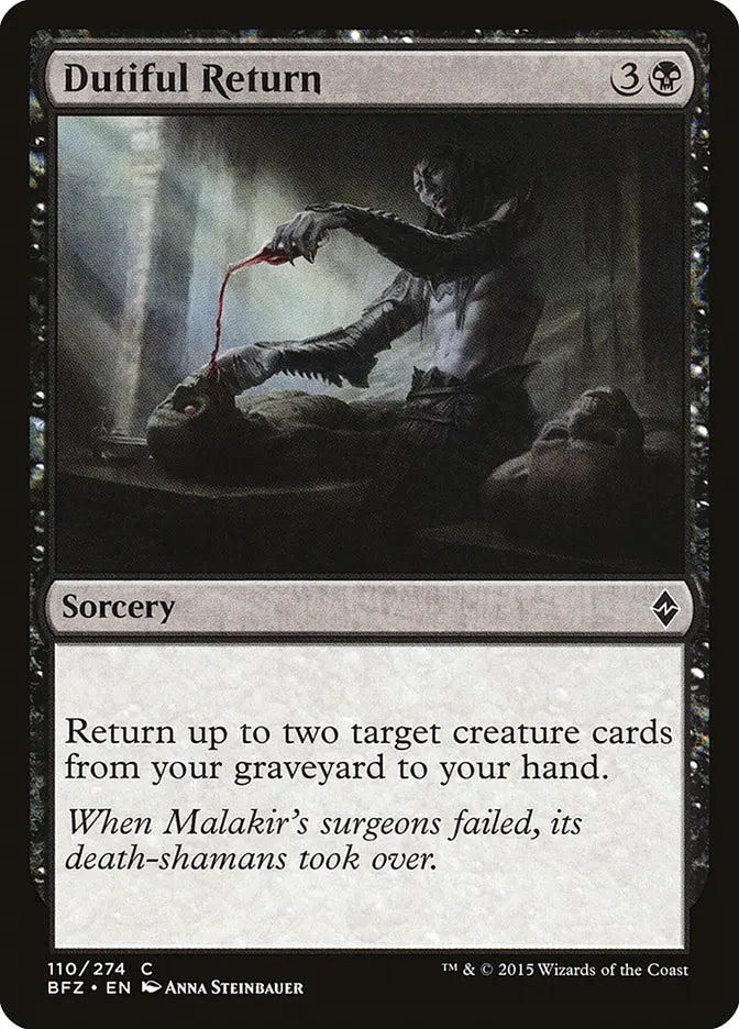 Dutiful Return Battle for Zendikar