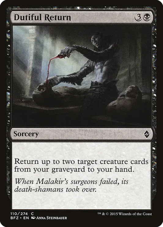 Dutiful Return Battle for Zendikar