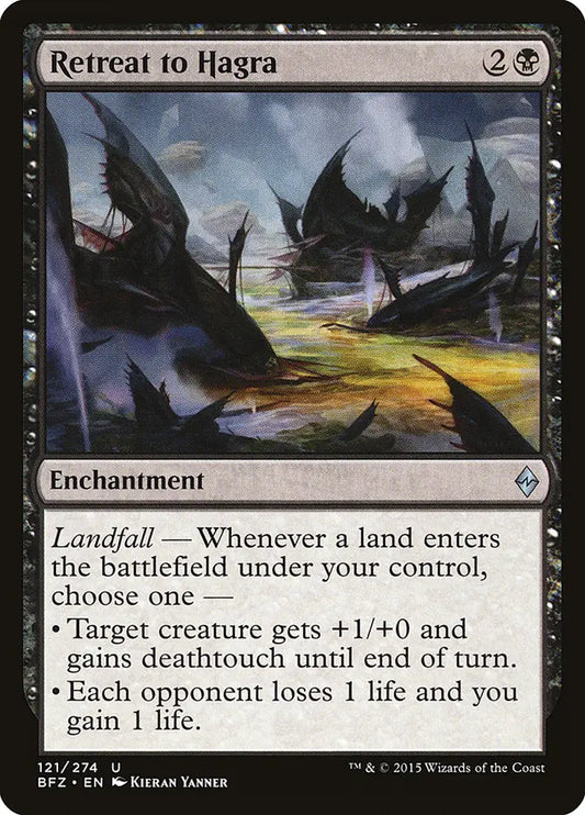 Retreat to Hagra Battle for Zendikar