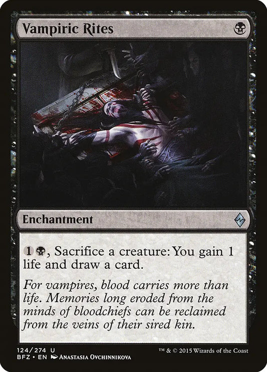 Vampiric Rites Battle for Zendikar
