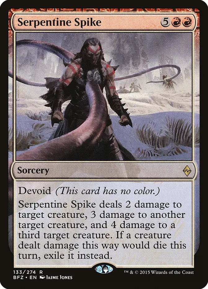 Serpentine Spike Battle for Zendikar
