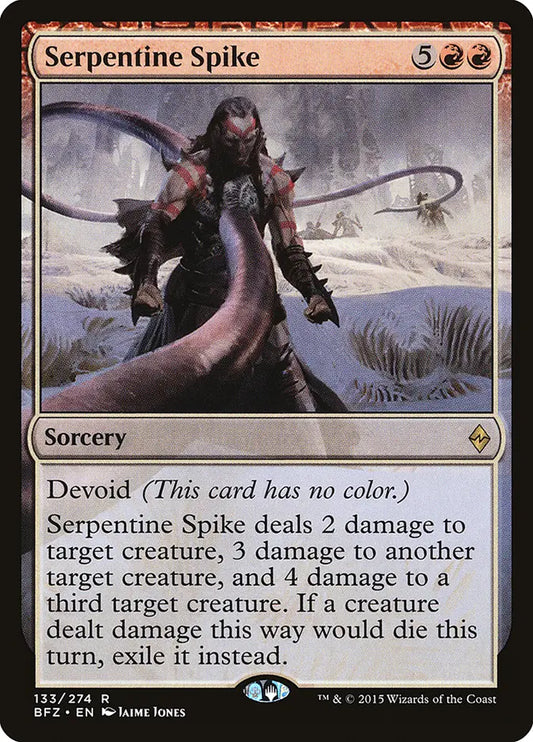 Serpentine Spike Battle for Zendikar