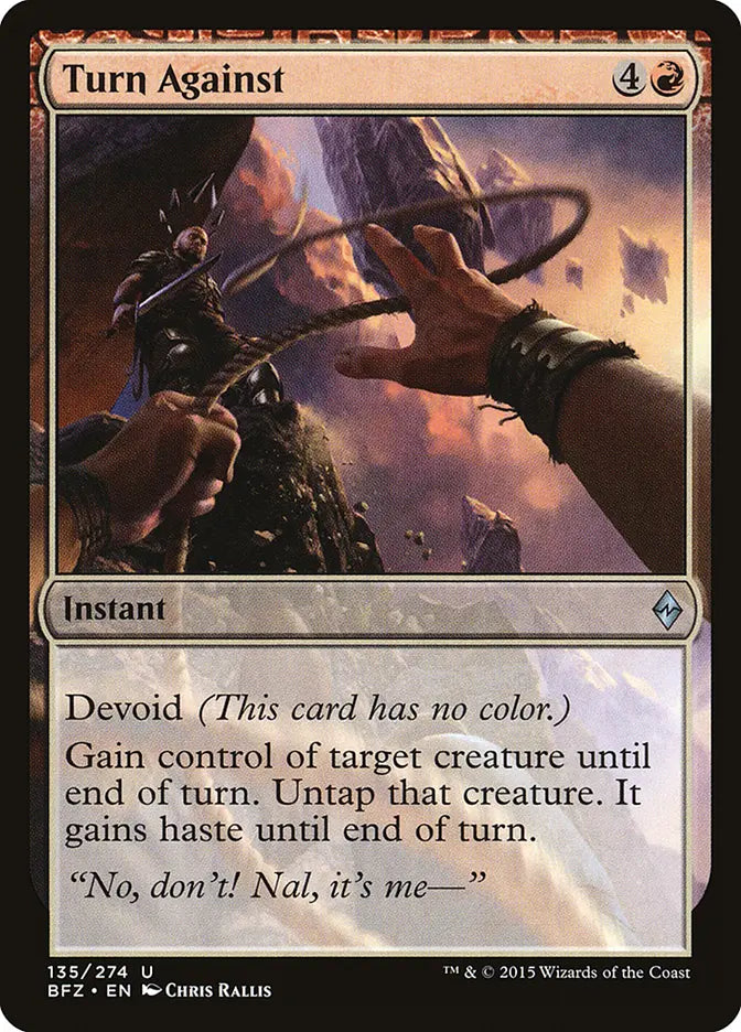 Turn Against Battle for Zendikar