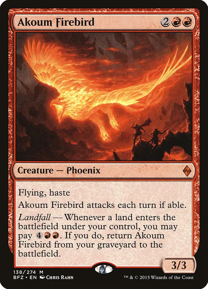 Akoum Firebird Battle for Zendikar