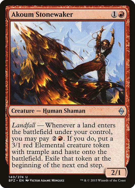 Akoum Stonewaker Battle for Zendikar