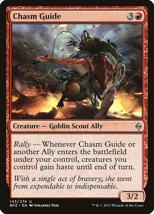 Chasm Guide Battle for Zendikar