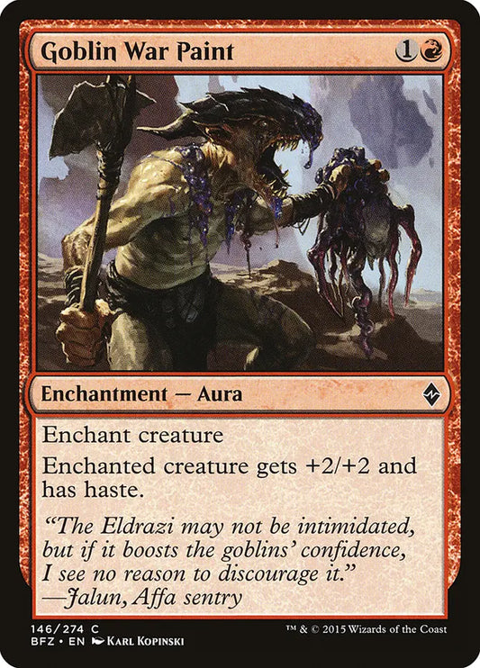 Goblin War Paint Battle for Zendikar