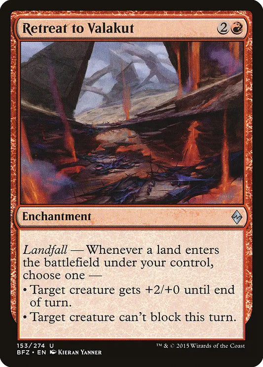 Retreat to Valakut Battle for Zendikar
