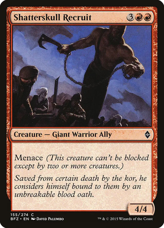 Shatterskull Recruit Battle for Zendikar