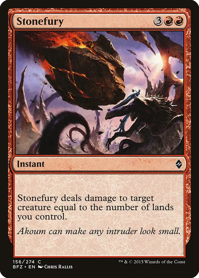 Stonefury Battle for Zendikar