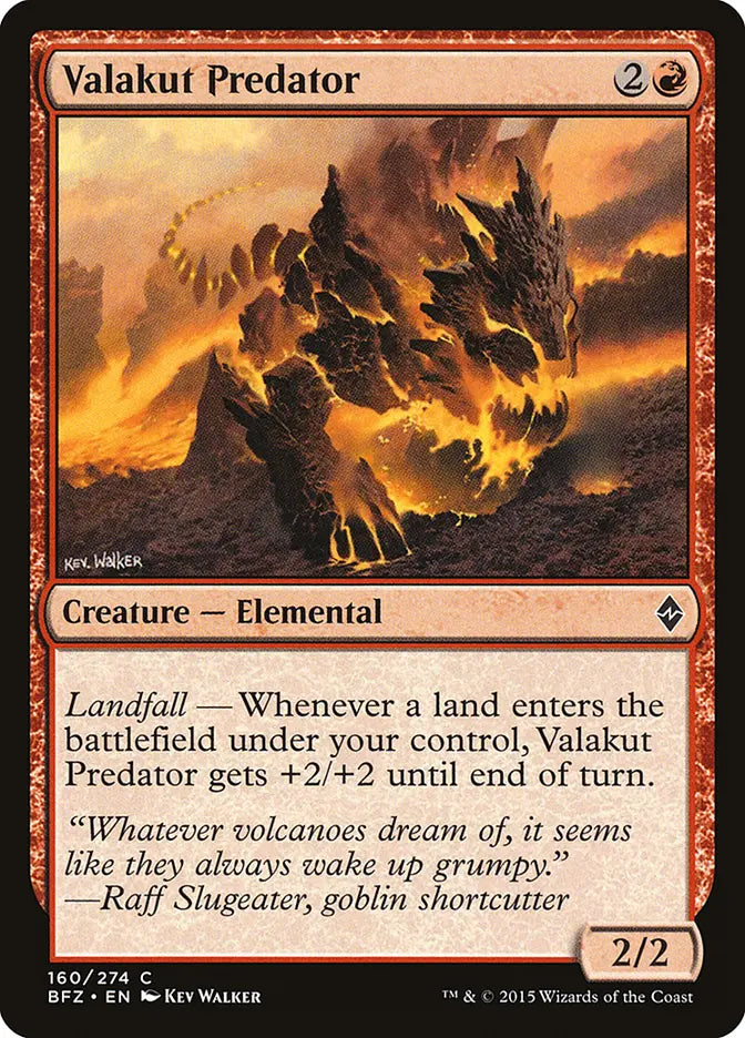 Valakut Predator Battle for Zendikar