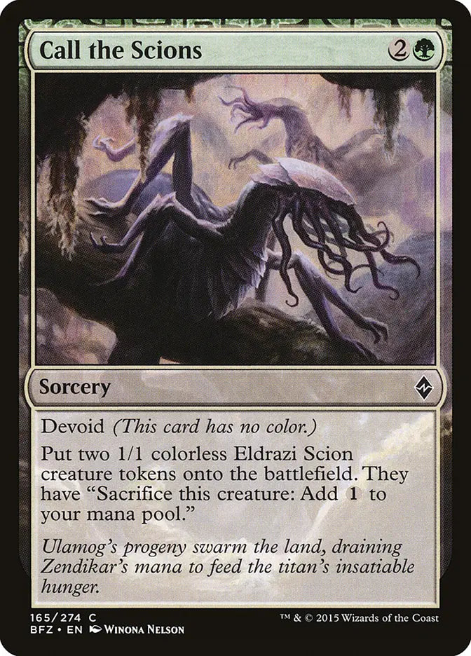 Call the Scions Battle for Zendikar