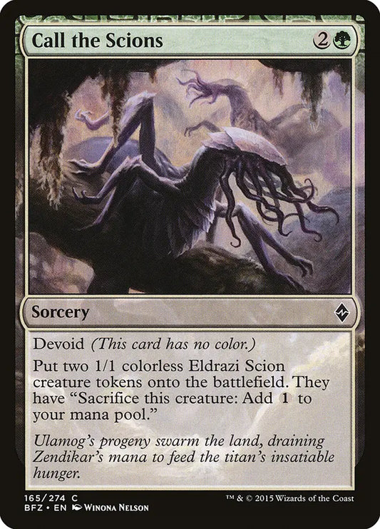 Call the Scions Battle for Zendikar