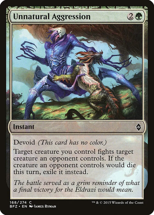 Unnatural Aggression Battle for Zendikar