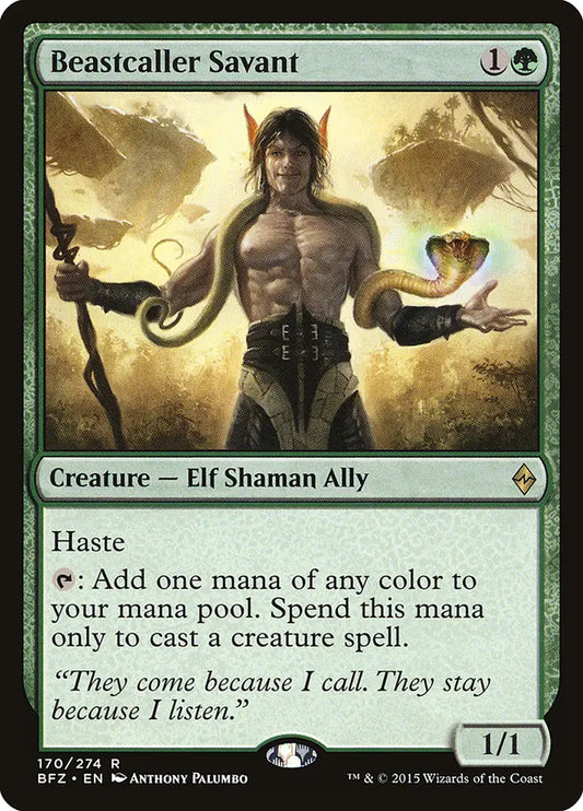 Beastcaller Savant Battle for Zendikar