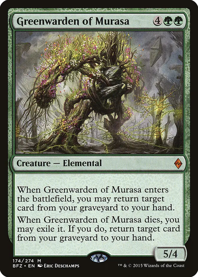 Greenwarden of Murasa Battle for Zendikar