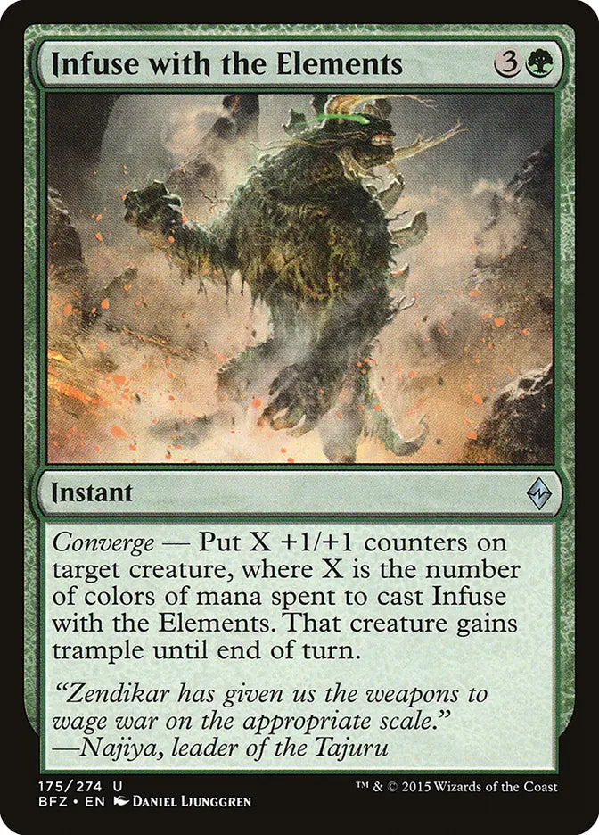 Infuse with the Elements Battle for Zendikar