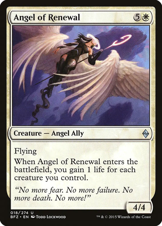 Angel of Renewal Battle for Zendikar