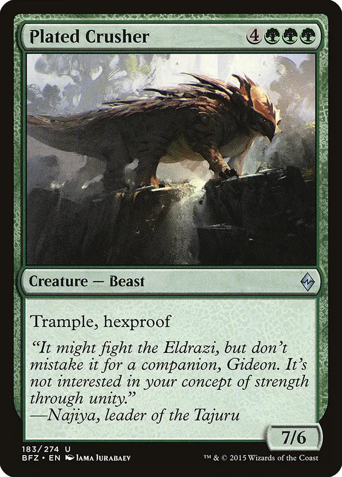 Plated Crusher Battle for Zendikar
