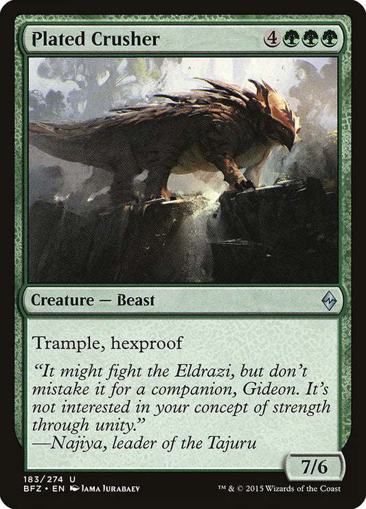 Plated Crusher Battle for Zendikar